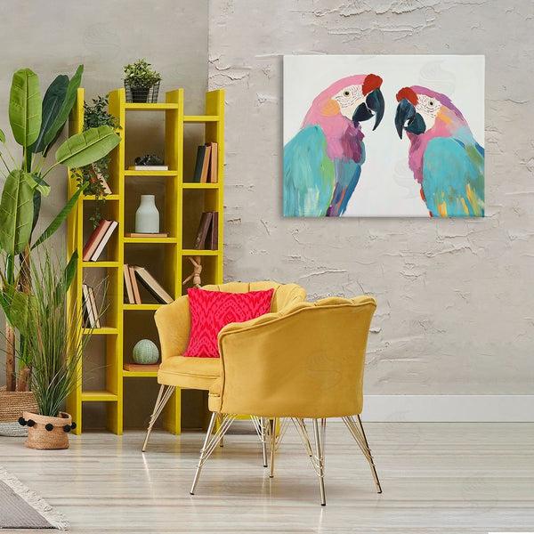 Stupell Industries Sisi And Seb | Exotic Pastel Macaws