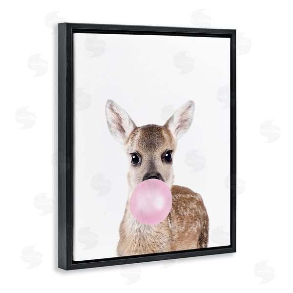 Stupell Industries Sisi And Seb | Fawn Blowing Bubblegum Wall Art