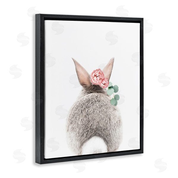 Stupell Industries Sisi And Seb | Floral Bunny Tail Side Wall Art