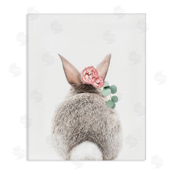 stupell industries Sisi and Seb | Floral Bunny Tail Side Wall Art