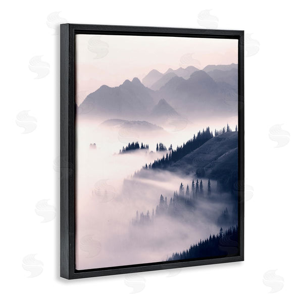 Stupell Industries Sisi And Seb | Foggy Mountain Nature Wall Art