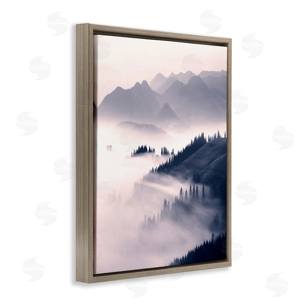 Stupell Industries Sisi And Seb | Foggy Mountain Nature Wall Art