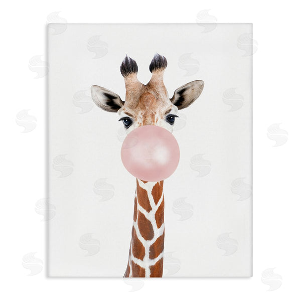 stupell industries Sisi and Seb | Giraffe & Bubblegum Wall Art