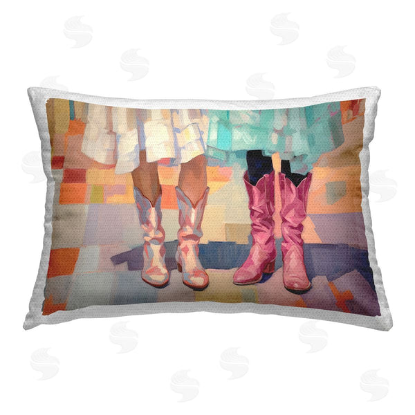 Stupell Industries Sisi And Seb | Girls In Cowboy Boots