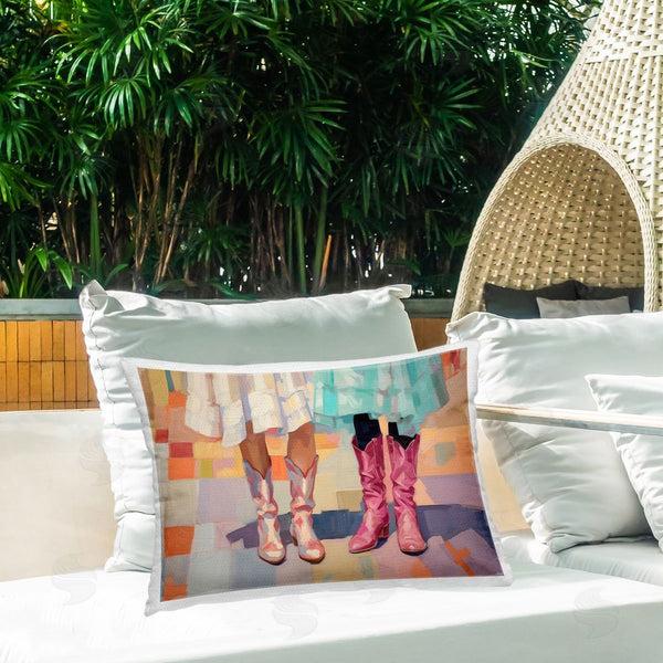 Stupell Industries Sisi And Seb | Girls In Cowboy Boots