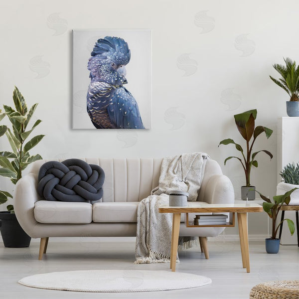 Stupell Industries Sisi And Seb | Grey Cockatoo Portrait Wall Art