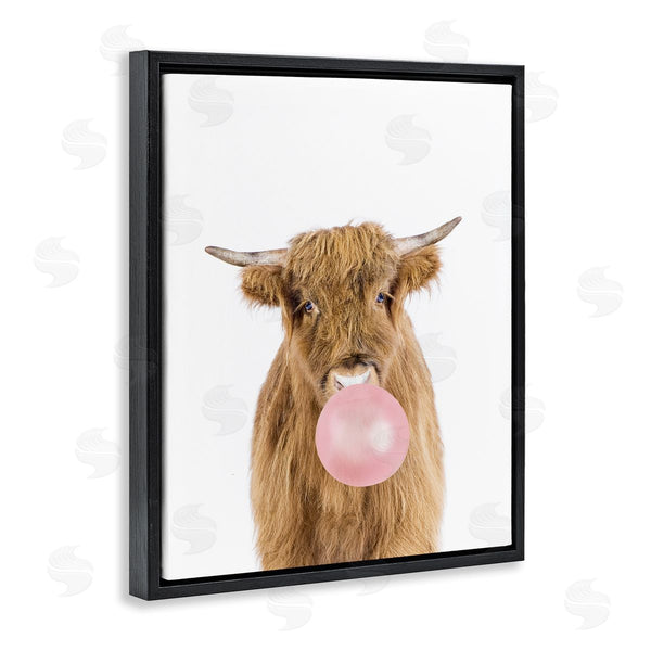 Stupell Industries Sisi And Seb | Highland Cattle Bubblegum Wall Art