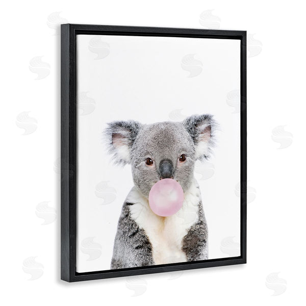 Stupell Industries Sisi And Seb | Koala Bubblegum Portrait Wall Art