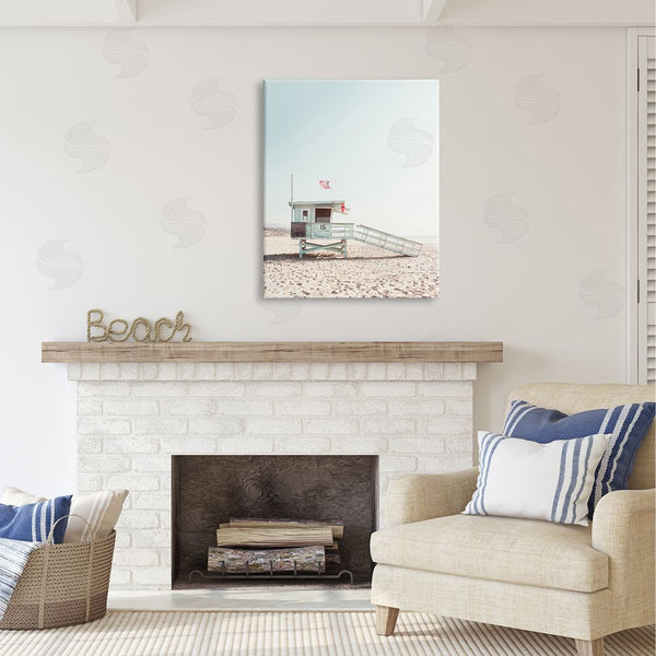 Stupell Industries Sisi And Seb | Lifeguard Hut Photography Wall Art
