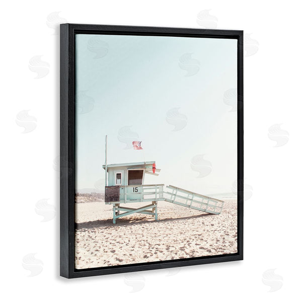 Stupell Industries Sisi And Seb | Lifeguard Hut Photography Wall Art