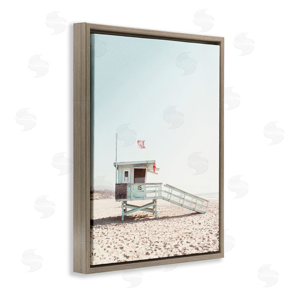 Stupell Industries Sisi And Seb | Lifeguard Hut Photography Wall Art