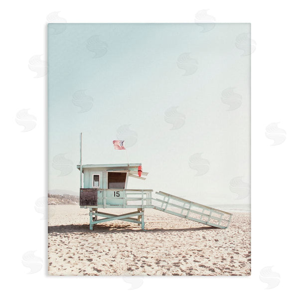 stupell industries Sisi and Seb | Lifeguard Hut Photography Wall Art