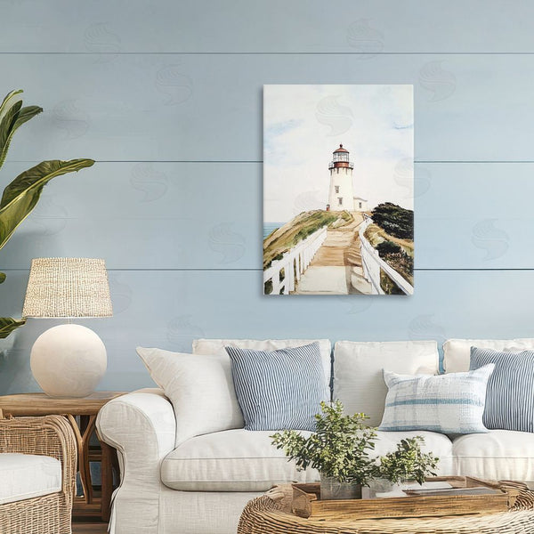 Stupell Industries Sisi And Seb | Lighthouse Path Traditional