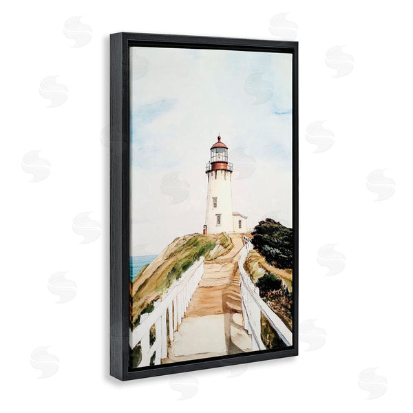 Stupell Industries Sisi And Seb | Lighthouse Path Traditional