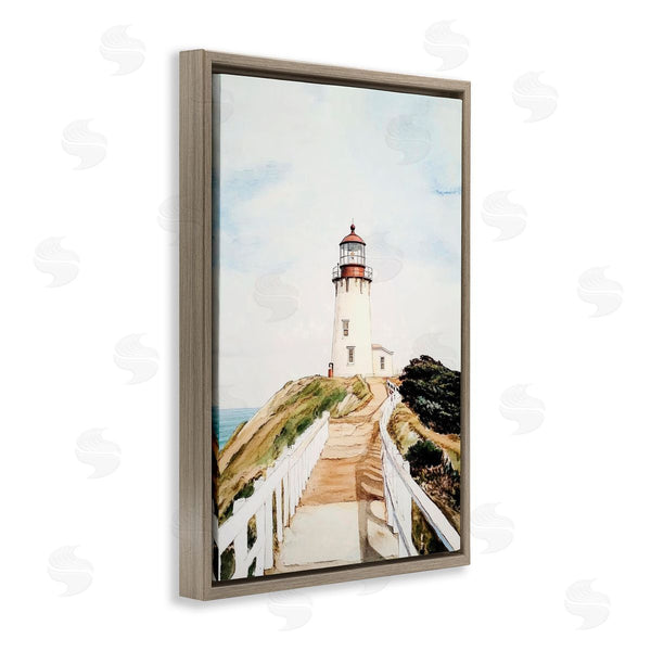 Stupell Industries Sisi And Seb | Lighthouse Path Traditional