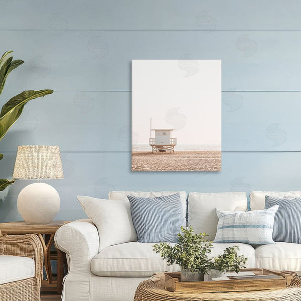Stupell Industries Sisi And Seb | Minimalist Beach Hut Neutrals