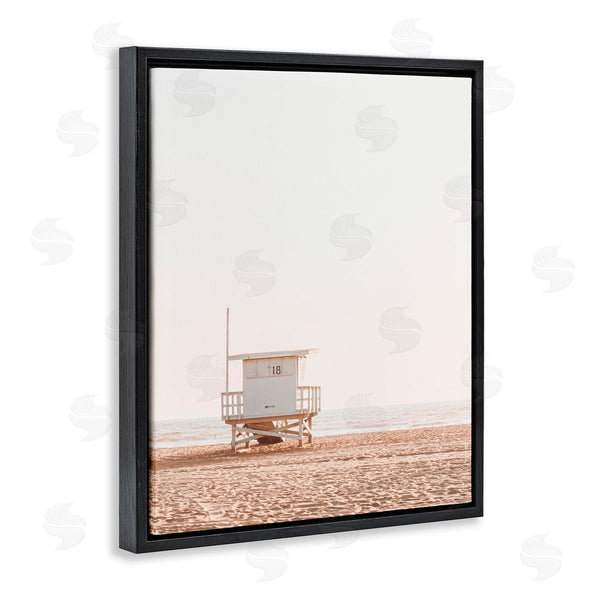 Stupell Industries Sisi And Seb | Minimalist Beach Hut Neutrals