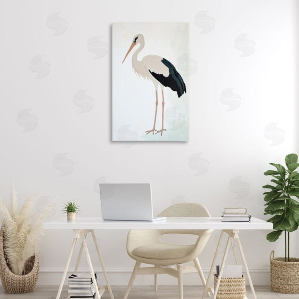 Stupell Industries Sisi And Seb | Minimalist Stork Simplicity