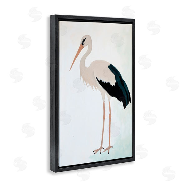 Stupell Industries Sisi And Seb | Minimalist Stork Simplicity