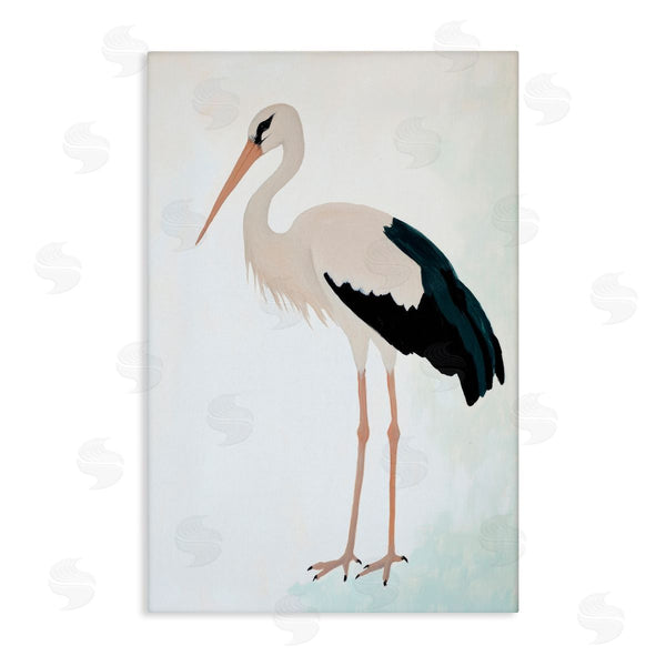 stupell industries Sisi and Seb | Minimalist Stork Simplicity