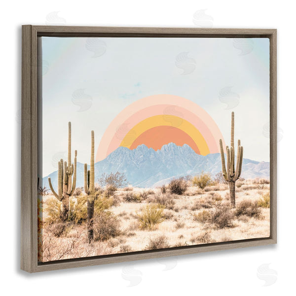 Stupell Industries Sisi And Seb | Modern Desert Collage Wall Art