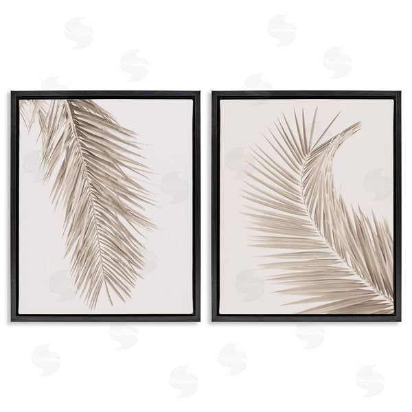 Stupell Industries Sisi And Seb | Muted Neutral Brown Palms Wall Art