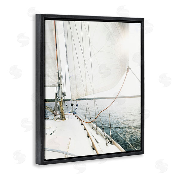 Stupell Industries Sisi And Seb | Nautical Boat Mast View Wall Art