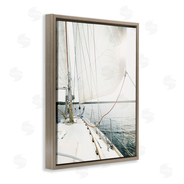 Stupell Industries Sisi And Seb | Nautical Boat Mast View Wall Art