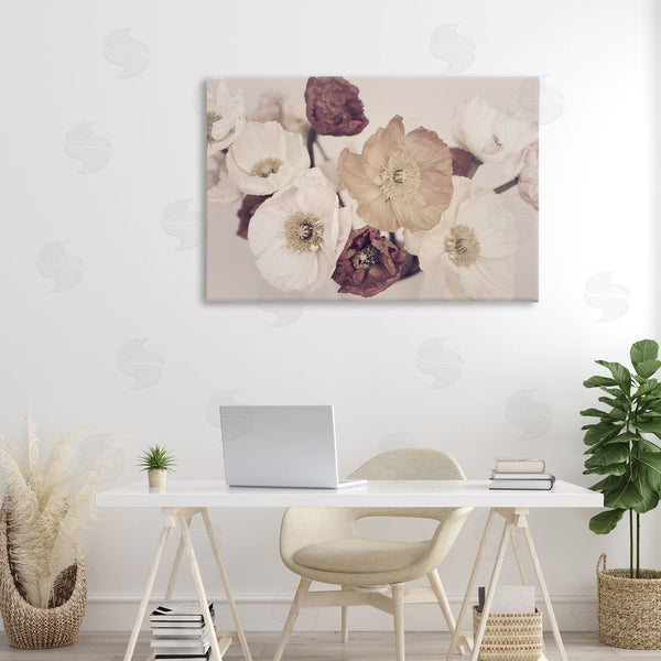 Stupell Industries Sisi And Seb | Open Blooms Maroon Florals Wall Art