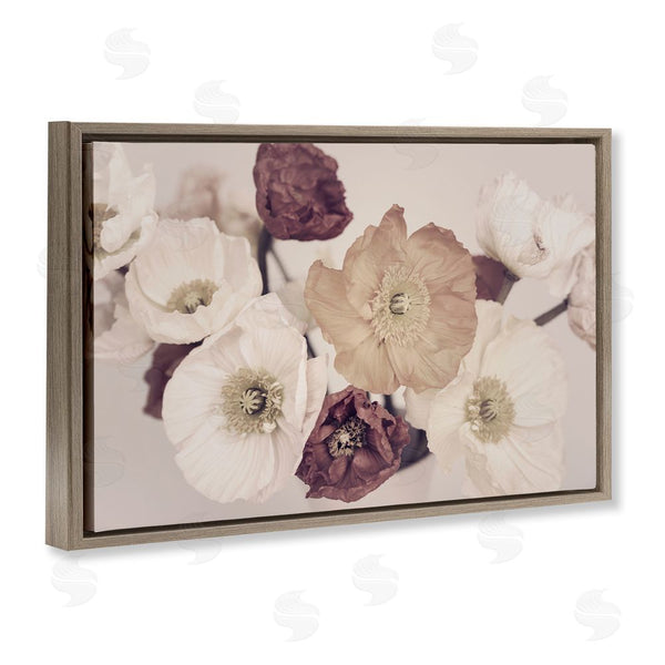 Stupell Industries Sisi And Seb | Open Blooms Maroon Florals Wall Art