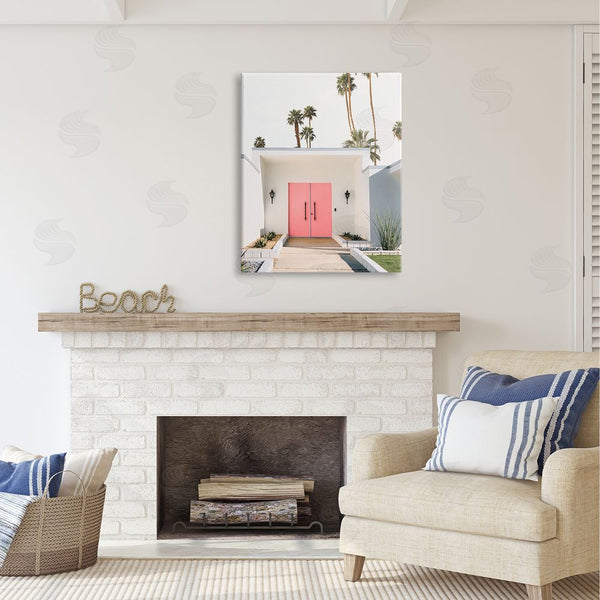 Stupell Industries Sisi And Seb | Palm Springs Pink Door Wall Art
