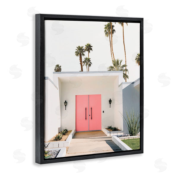 Stupell Industries Sisi And Seb | Palm Springs Pink Door Wall Art