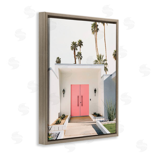 Stupell Industries Sisi And Seb | Palm Springs Pink Door Wall Art