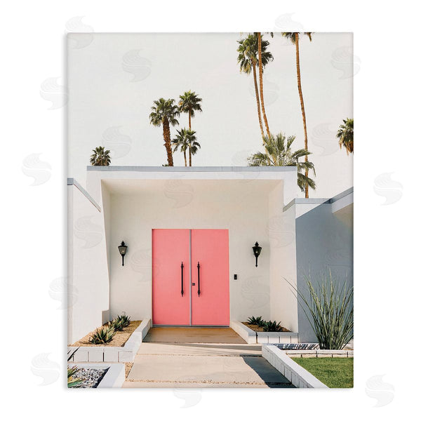 stupell industries Sisi and Seb | Palm Springs Pink Door Wall Art