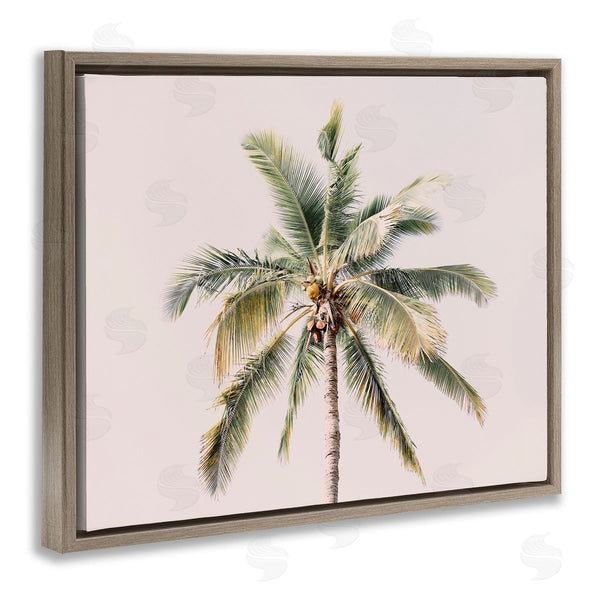 Stupell Industries Sisi And Seb | Palm Tree Underside On Pink