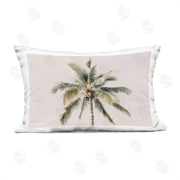 Stupell Industries Sisi And Seb | Palm Tree Underside On Pink Printed Throw Pillow