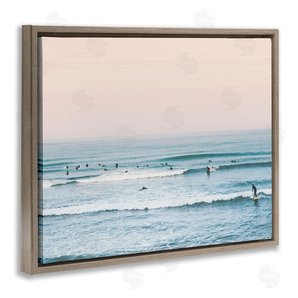 Stupell Industries Sisi And Seb | Pastel Surfer Scene Wall Art