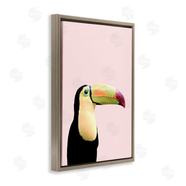 Stupell Industries Sisi And Seb | Pastel Toucan On Pink Wall Art