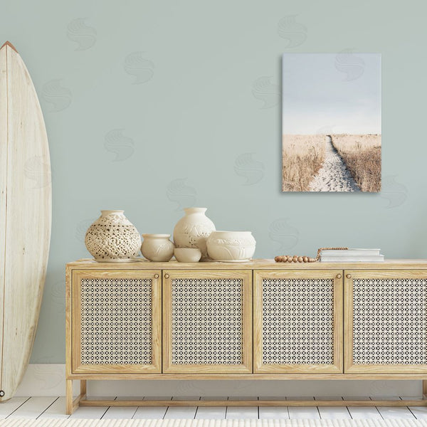 Stupell Industries Sisi And Seb | Path With Sandy Footprints Wall Art