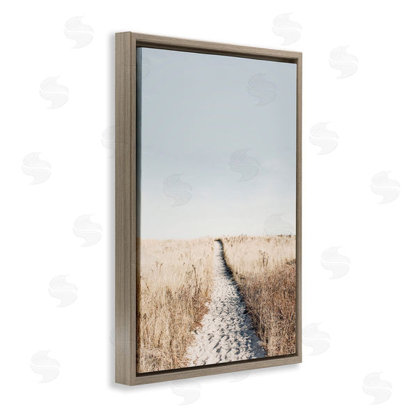 Stupell Industries Sisi And Seb | Path With Sandy Footprints Wall Art