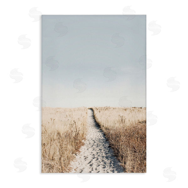 stupell industries Sisi and Seb | Path with Sandy Footprints Wall Art