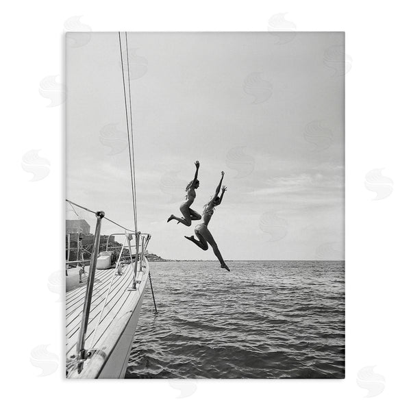 stupell industries Sisi and Seb | People Diving from Boat