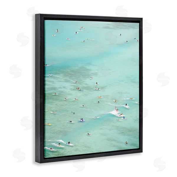Stupell Industries Sisi And Seb | People Swimming In Summer Wall Art