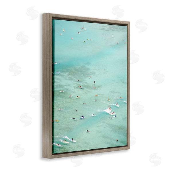 Stupell Industries Sisi And Seb | People Swimming In Summer Wall Art