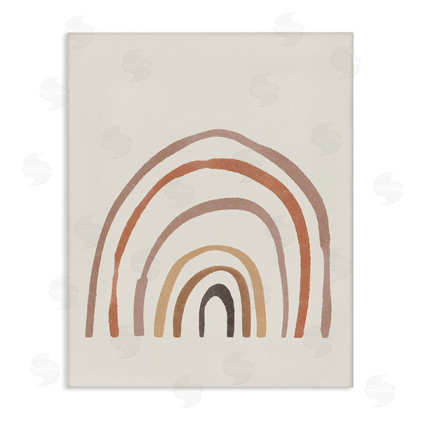 stupell industries Sisi and Seb | Quirky Neutral Rainbow Wall Art