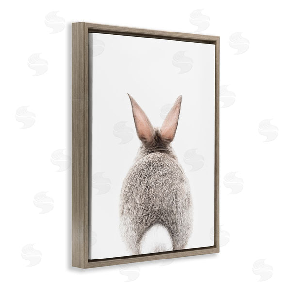 Stupell Industries Sisi And Seb | Rabbit Tail On White Wall Art