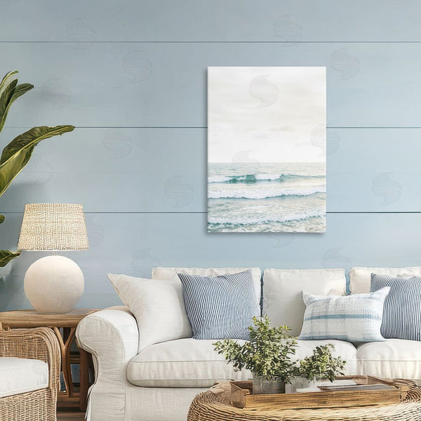 Stupell Industries Sisi And Seb | Rolling Ocean Waves Peace