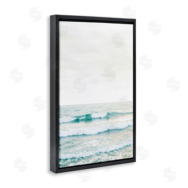Stupell Industries Sisi And Seb | Rolling Ocean Waves Peace