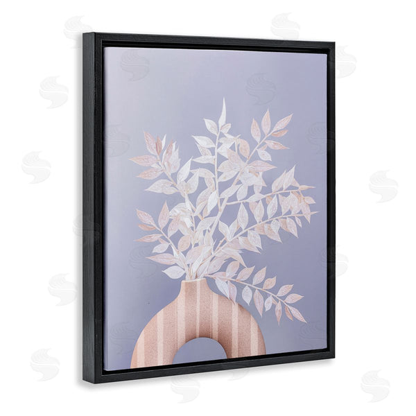 Stupell Industries Sisi And Seb | Ruscus Plant Circular Vase Wall Art