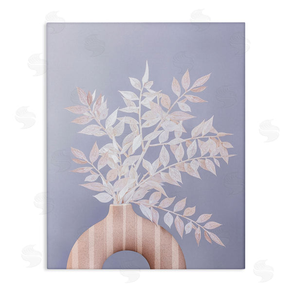 stupell industries Sisi and Seb | Ruscus Plant Circular Vase Wall Art